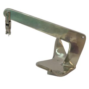 Âncora Bruce 5Kg com Distorcedor 6-8mm, em inox 316 com pino reforçado, com dimensão 90 graus